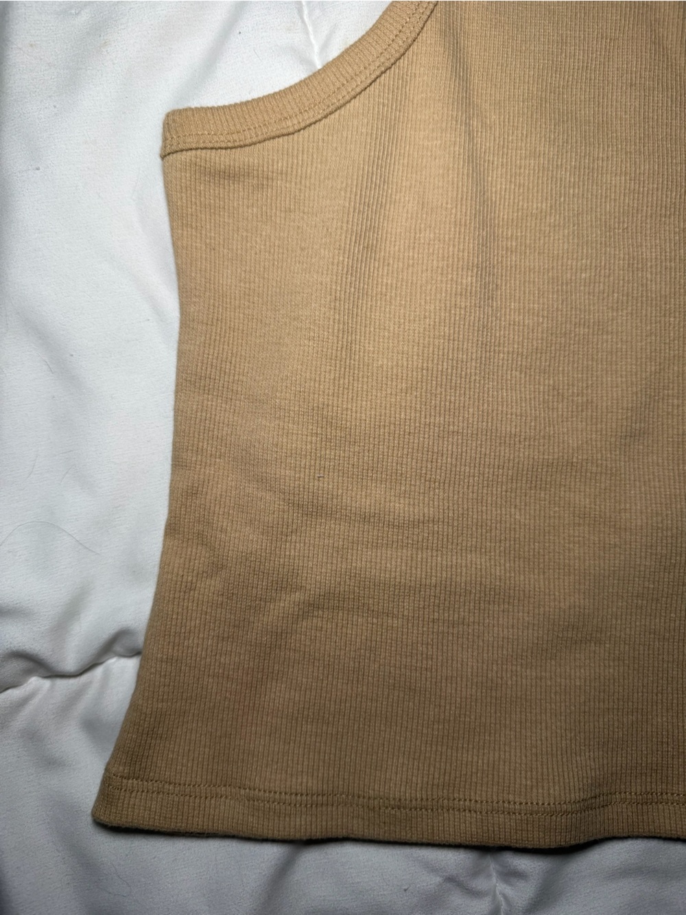 Zine Clothing Mustard Ribbed Racerback Tank - Picture 4 of 6